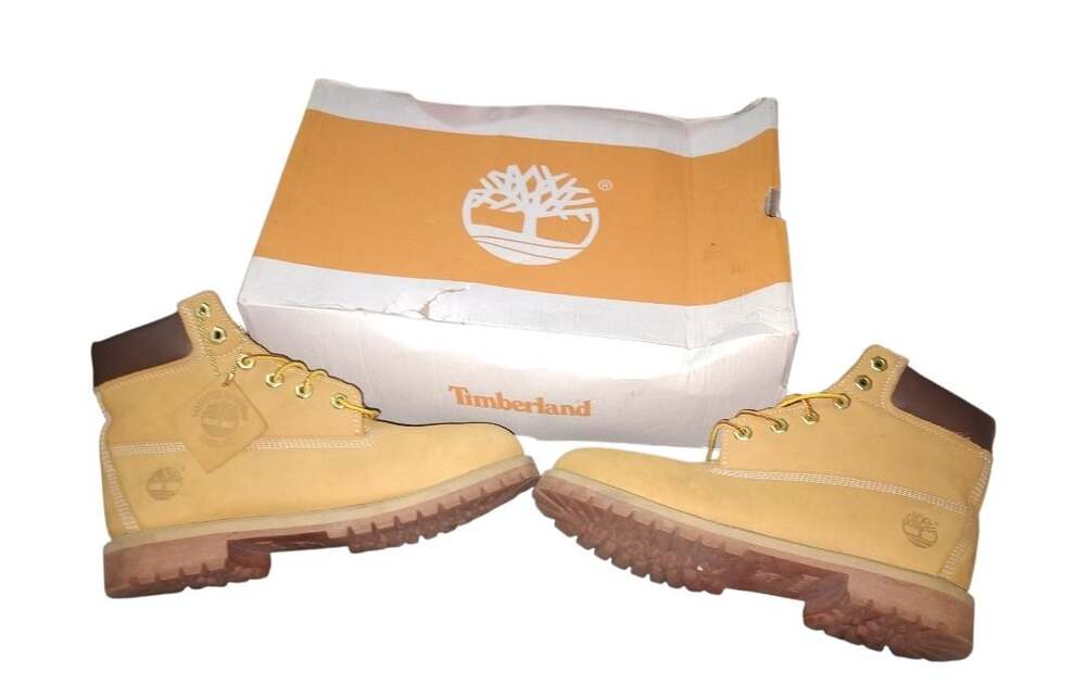 Timberland Premium Waterproof Boots Size 7M Wheat Leather